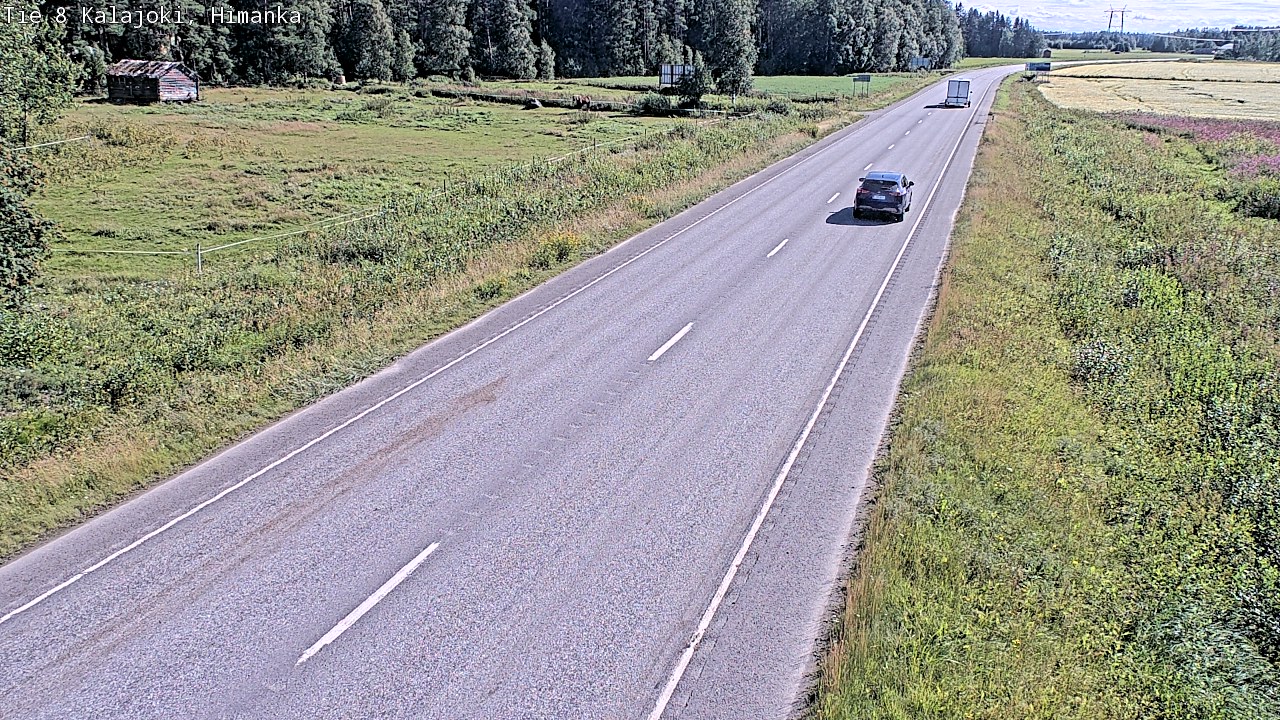 Weather Camera Image Road 8 Kalajoki, Himanka, Kalajoki, Pohjois-Pohjanmaa