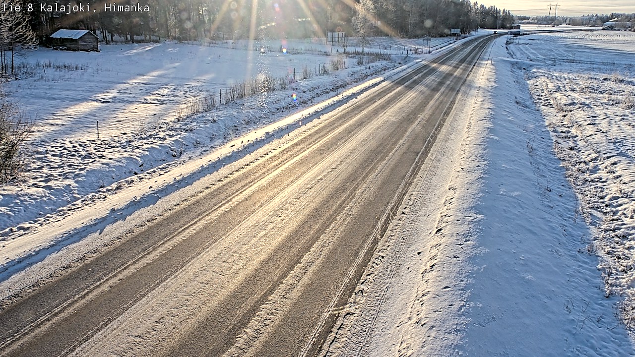 Weather Camera Image Road 8 Kalajoki, Himanka, Kalajoki, Pohjois-Pohjanmaa