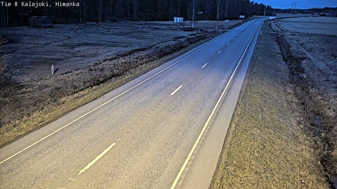 Weather Camera Image Väg 8 Kalajoki, Himango, Kalajoki, Pohjois-Pohjanmaa