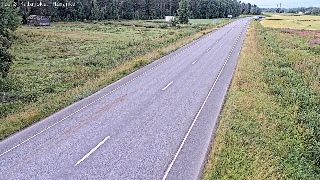 Weather Camera Image Road 8 Kalajoki, Himanka, Kalajoki, Pohjois-Pohjanmaa