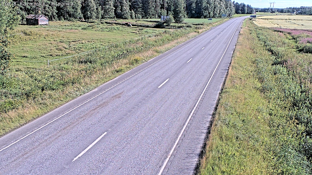 Weather Camera Image Road 8 Kalajoki, Himanka, Kalajoki, Pohjois-Pohjanmaa