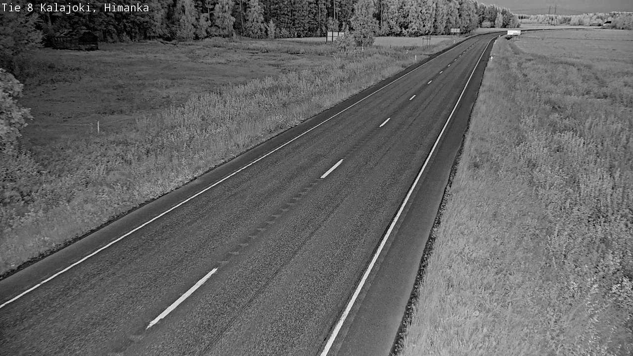 Weather Camera Image Road 8 Kalajoki, Himanka, Kalajoki, Pohjois-Pohjanmaa