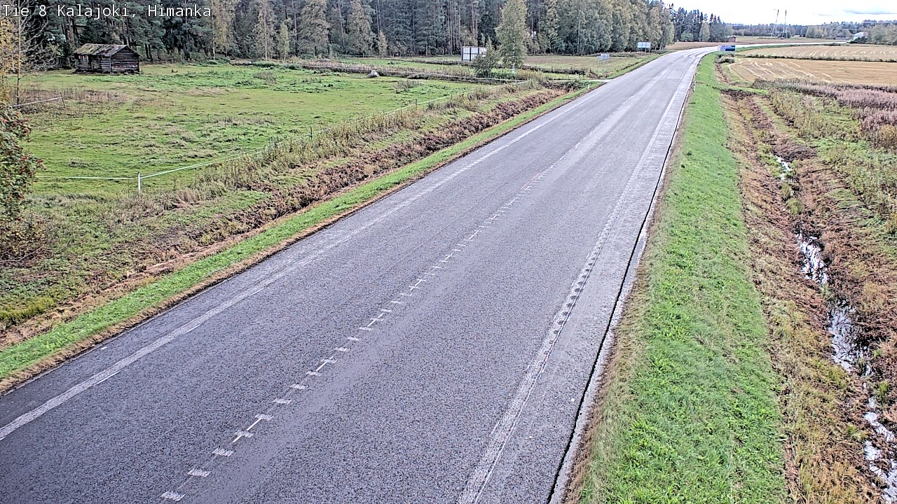 Weather Camera Image Road 8 Kalajoki, Himanka, Kalajoki, Pohjois-Pohjanmaa