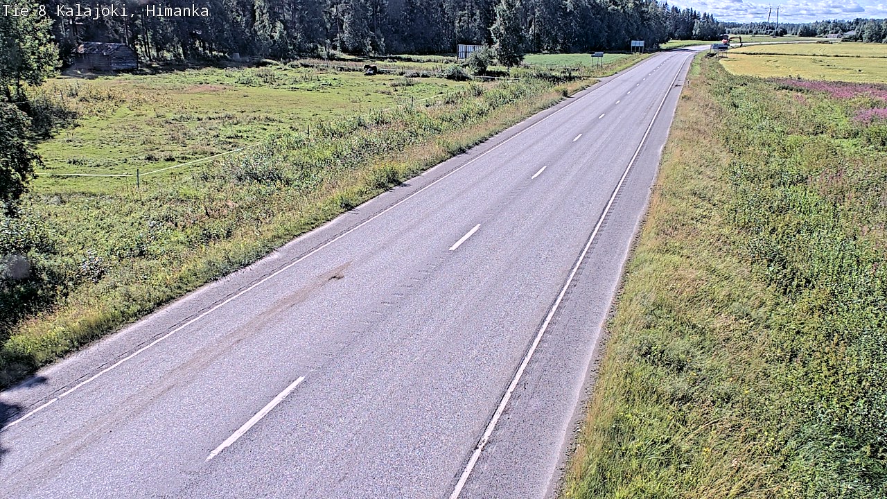 Weather Camera Image Road 8 Kalajoki, Himanka, Kalajoki, Pohjois-Pohjanmaa
