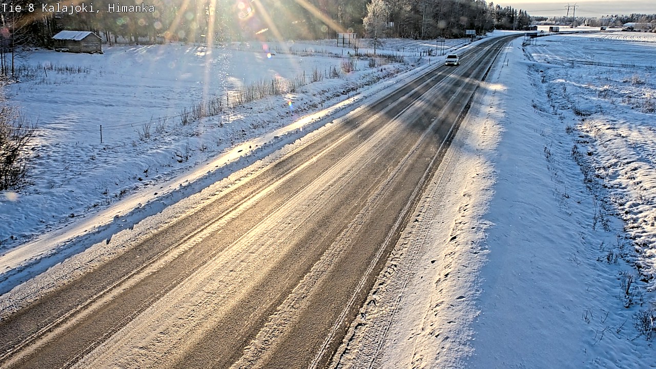 Weather Camera Image Road 8 Kalajoki, Himanka, Kalajoki, Pohjois-Pohjanmaa