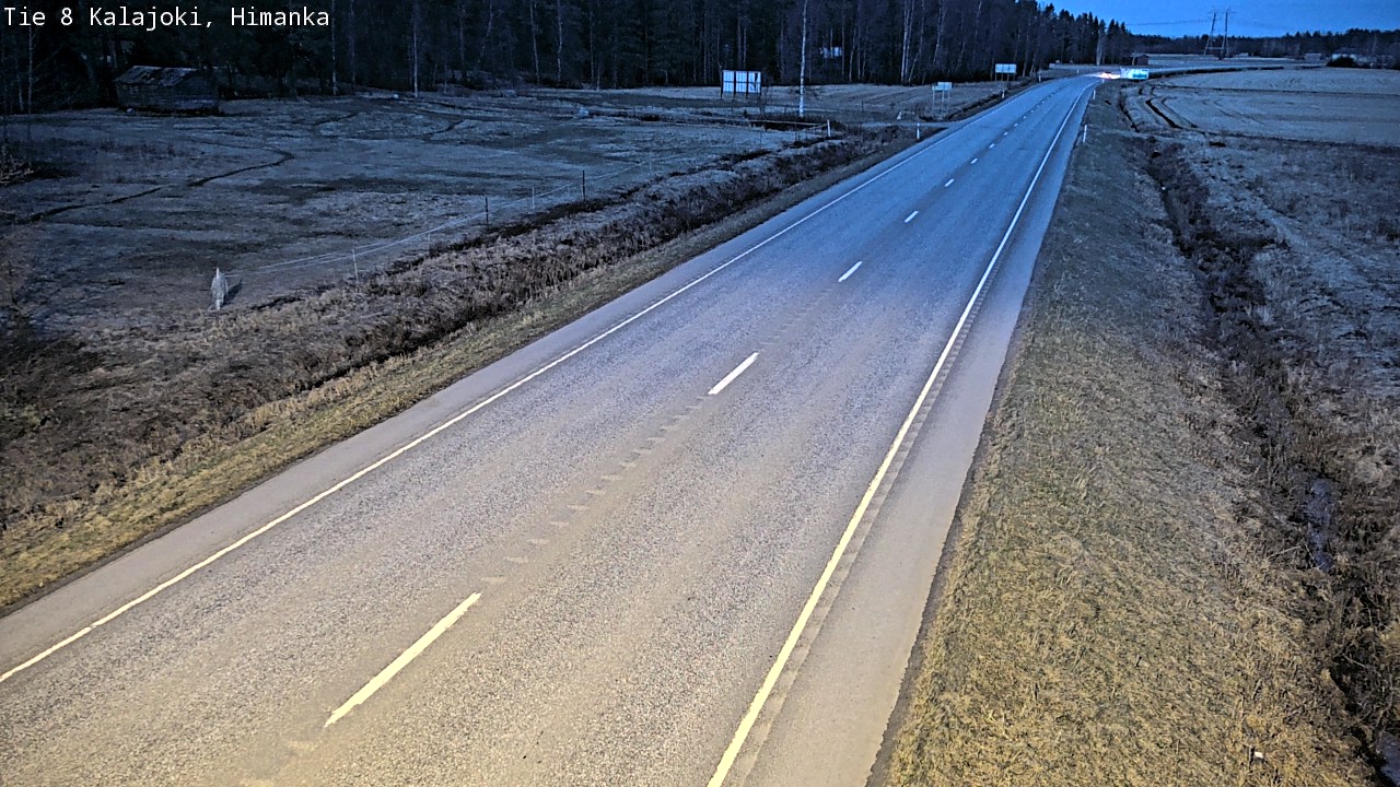 Weather Camera Image Väg 8 Kalajoki, Himango, Kalajoki, Pohjois-Pohjanmaa