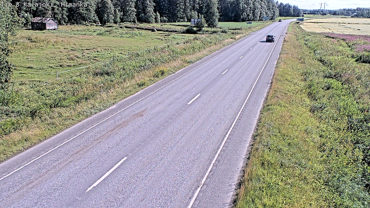 Weather Camera Image Road 8 Kalajoki, Himanka, Kalajoki, Pohjois-Pohjanmaa