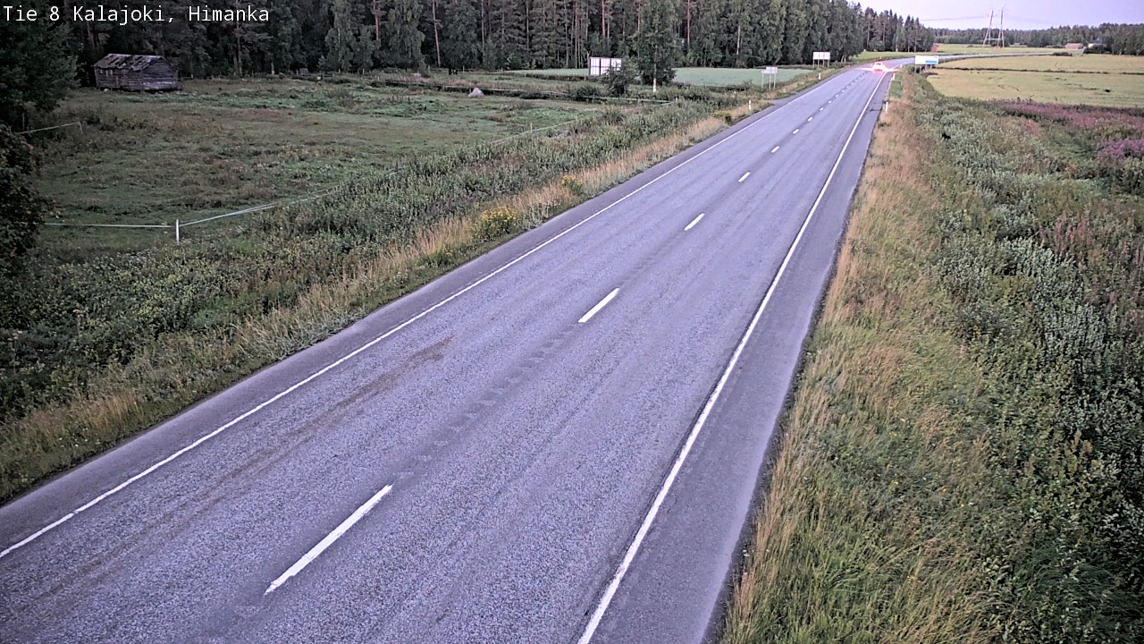 Weather Camera Image Road 8 Kalajoki, Himanka, Kalajoki, Pohjois-Pohjanmaa