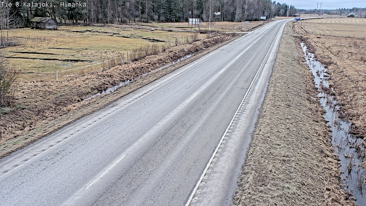 Weather Camera Image Road 8 Kalajoki, Himanka, Kalajoki, Pohjois-Pohjanmaa