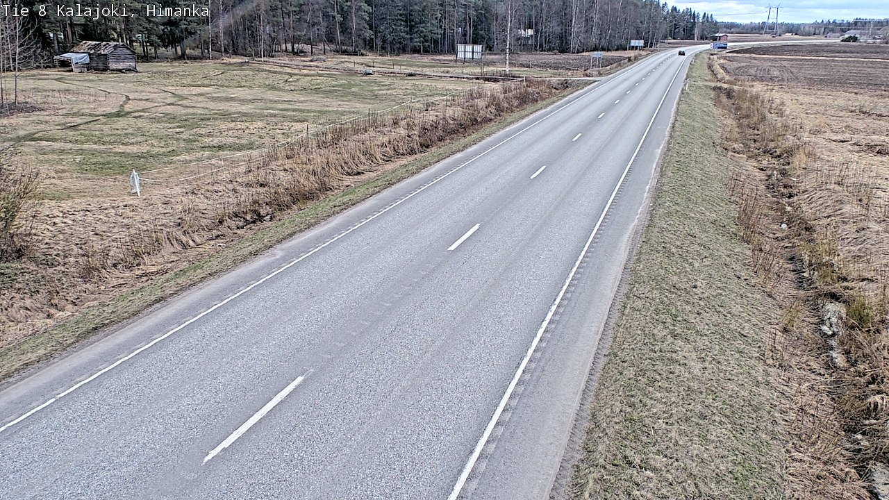 Weather Camera Image Road 8 Kalajoki, Himanka, Kalajoki, Pohjois-Pohjanmaa