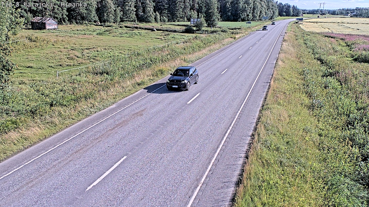 Weather Camera Image Road 8 Kalajoki, Himanka, Kalajoki, Pohjois-Pohjanmaa