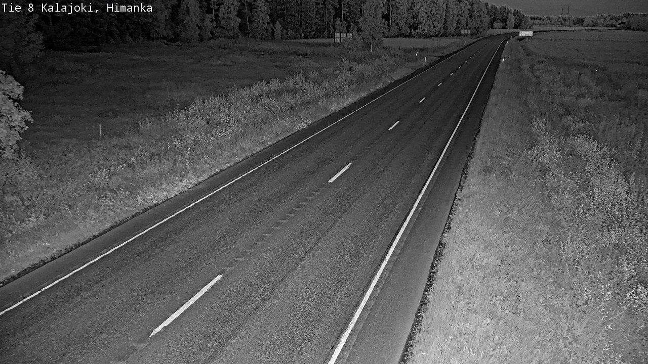 Weather Camera Image Road 8 Kalajoki, Himanka, Kalajoki, Pohjois-Pohjanmaa