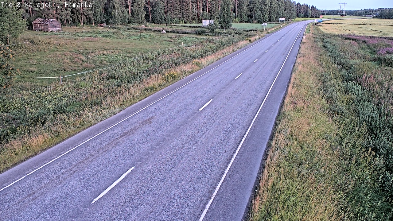 Weather Camera Image Road 8 Kalajoki, Himanka, Kalajoki, Pohjois-Pohjanmaa