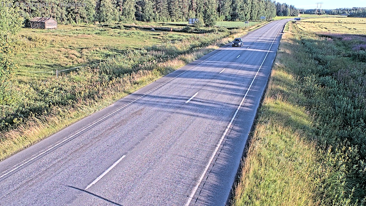 Weather Camera Image Road 8 Kalajoki, Himanka, Kalajoki, Pohjois-Pohjanmaa