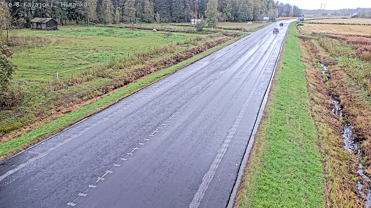 Weather Camera Image Road 8 Kalajoki, Himanka, Kalajoki, Pohjois-Pohjanmaa