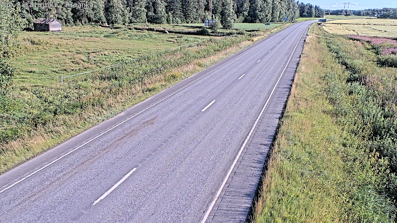 Weather Camera Image Road 8 Kalajoki, Himanka, Kalajoki, Pohjois-Pohjanmaa
