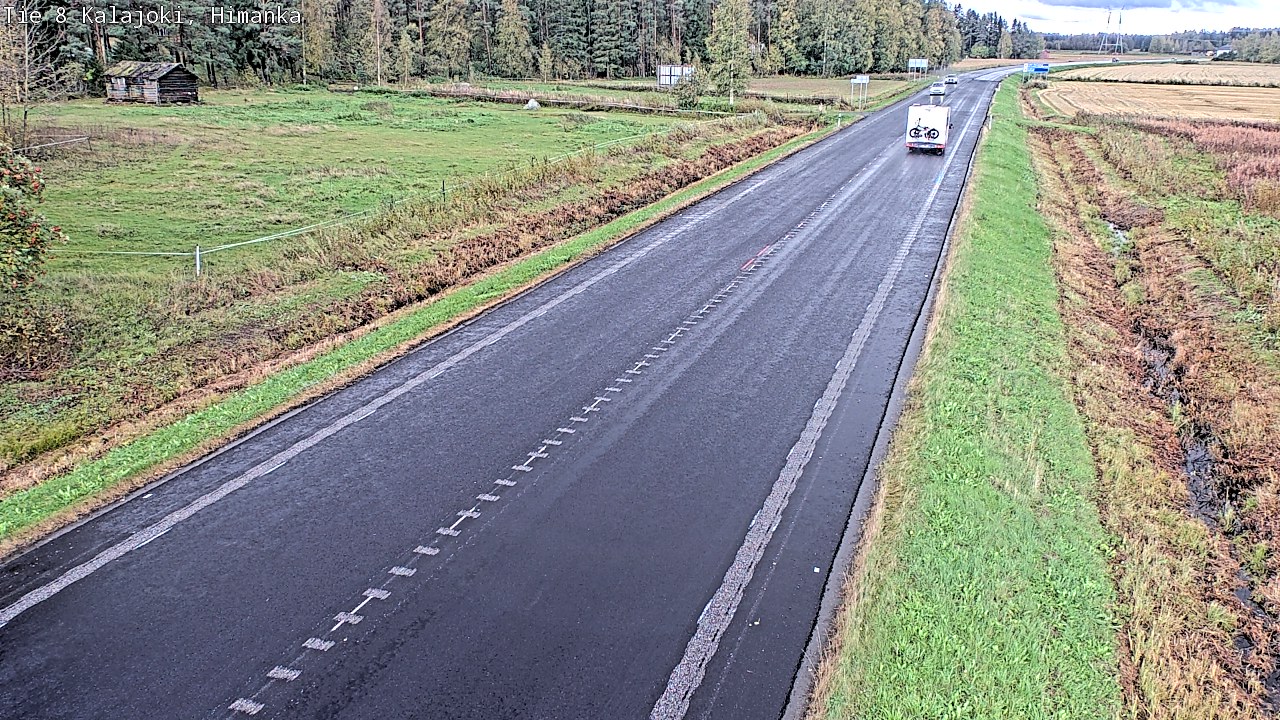 Weather Camera Image Road 8 Kalajoki, Himanka, Kalajoki, Pohjois-Pohjanmaa