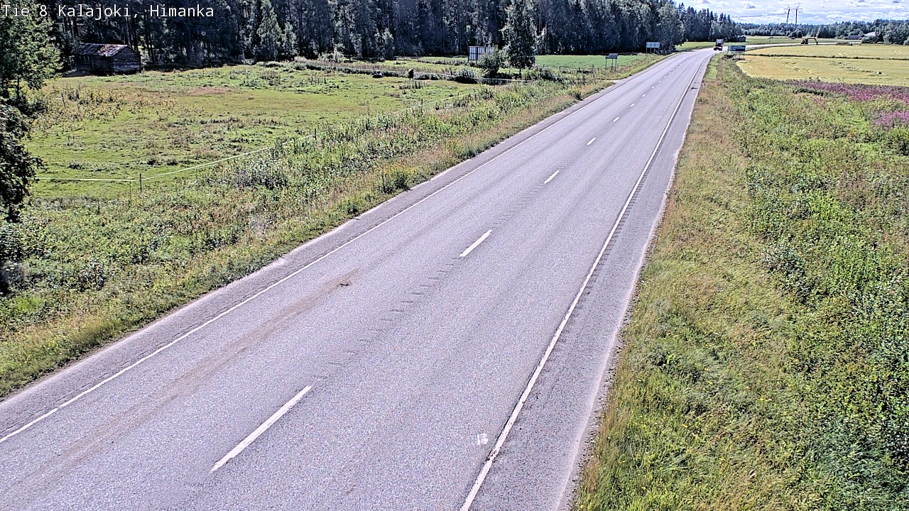 Weather Camera Image Road 8 Kalajoki, Himanka, Kalajoki, Pohjois-Pohjanmaa