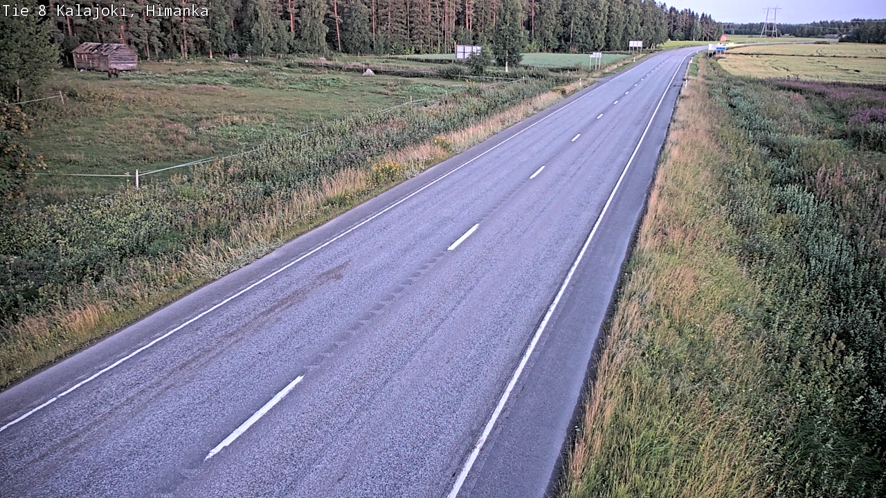 Weather Camera Image Road 8 Kalajoki, Himanka, Kalajoki, Pohjois-Pohjanmaa