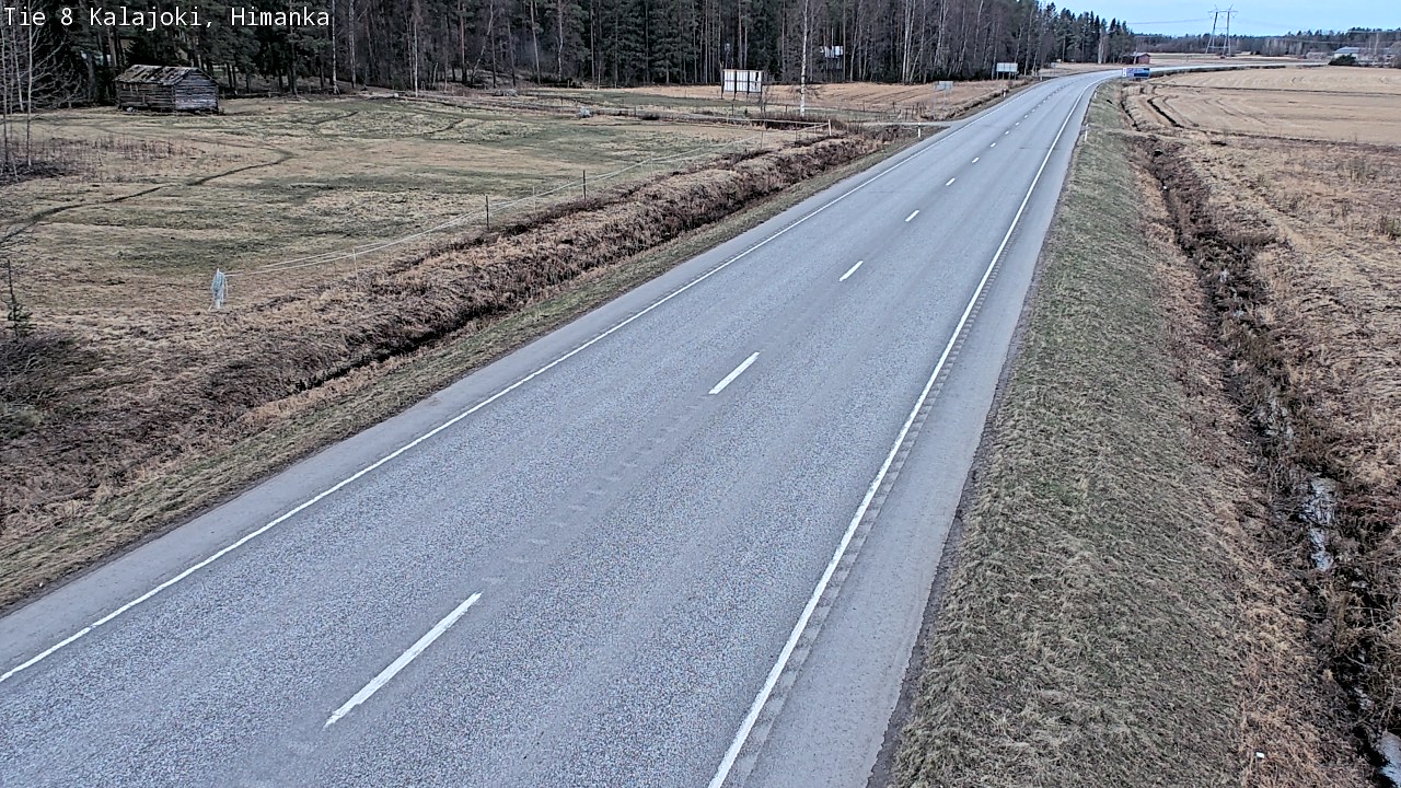Weather Camera Image Väg 8 Kalajoki, Himango, Kalajoki, Pohjois-Pohjanmaa