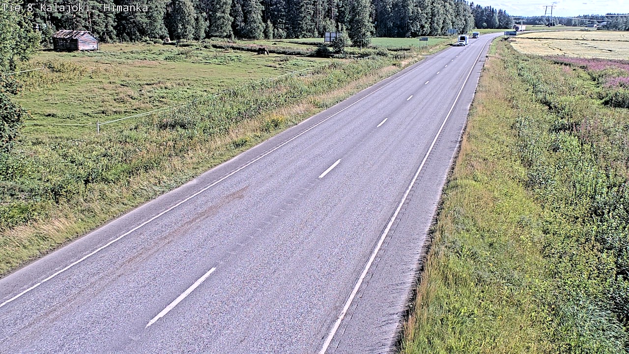 Weather Camera Image Road 8 Kalajoki, Himanka, Kalajoki, Pohjois-Pohjanmaa