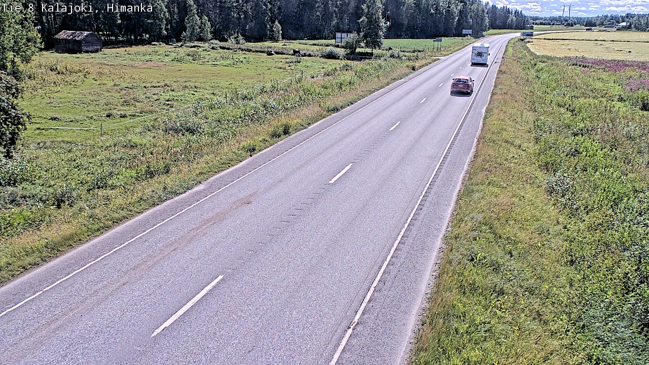 Weather Camera Image Road 8 Kalajoki, Himanka, Kalajoki, Pohjois-Pohjanmaa