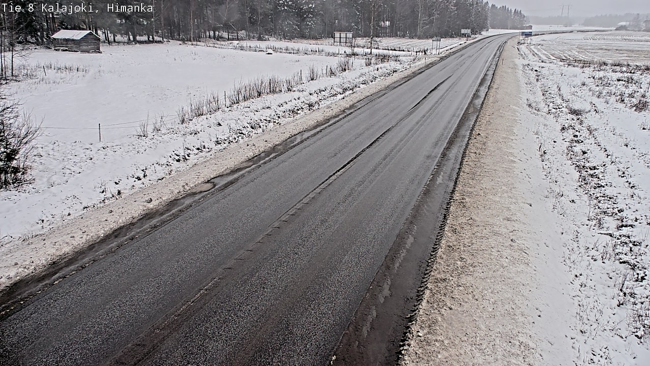 Weather Camera Image Väg 8 Kalajoki, Himango, Kalajoki, Pohjois-Pohjanmaa