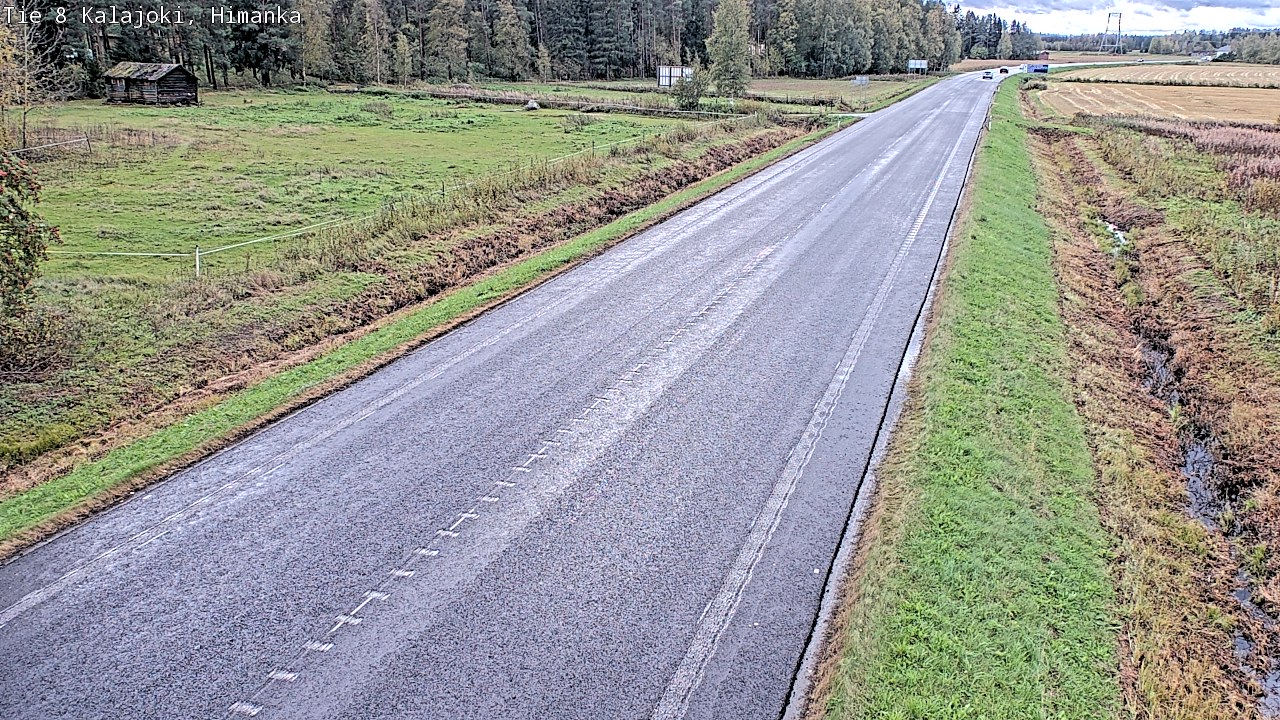 Weather Camera Image Road 8 Kalajoki, Himanka, Kalajoki, Pohjois-Pohjanmaa