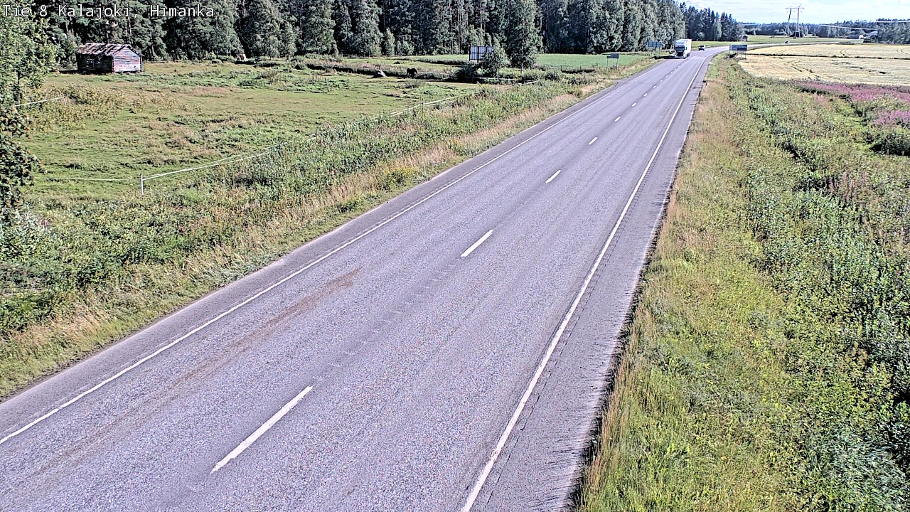 Weather Camera Image Road 8 Kalajoki, Himanka, Kalajoki, Pohjois-Pohjanmaa