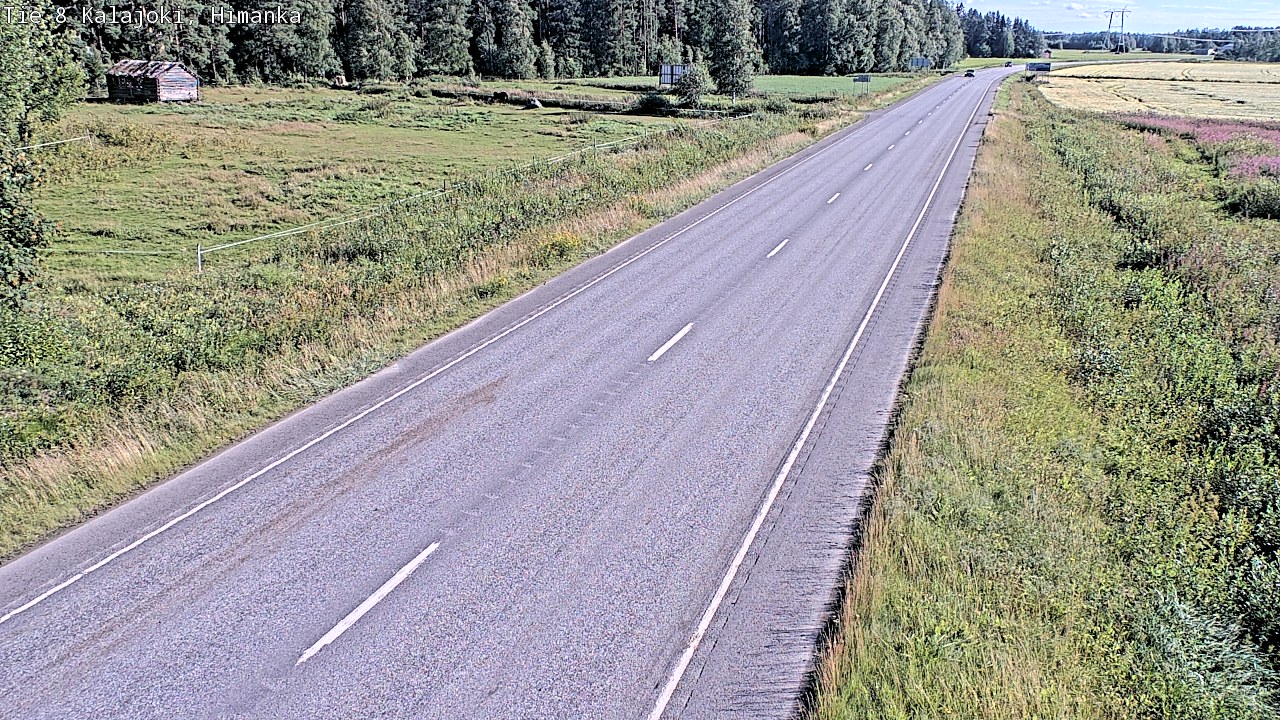 Weather Camera Image Road 8 Kalajoki, Himanka, Kalajoki, Pohjois-Pohjanmaa