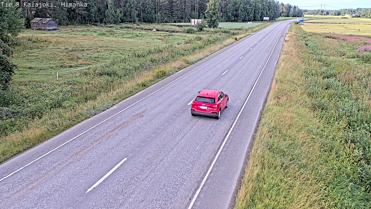 Weather Camera Image Road 8 Kalajoki, Himanka, Kalajoki, Pohjois-Pohjanmaa