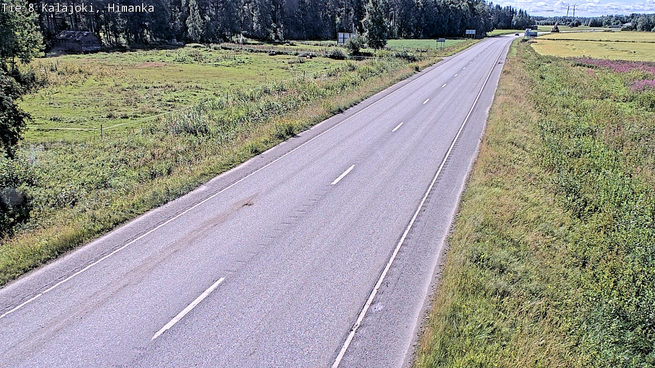 Weather Camera Image Road 8 Kalajoki, Himanka, Kalajoki, Pohjois-Pohjanmaa