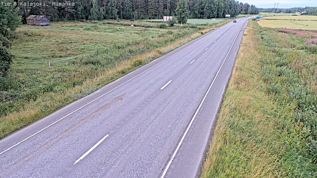 Weather Camera Image Road 8 Kalajoki, Himanka, Kalajoki, Pohjois-Pohjanmaa