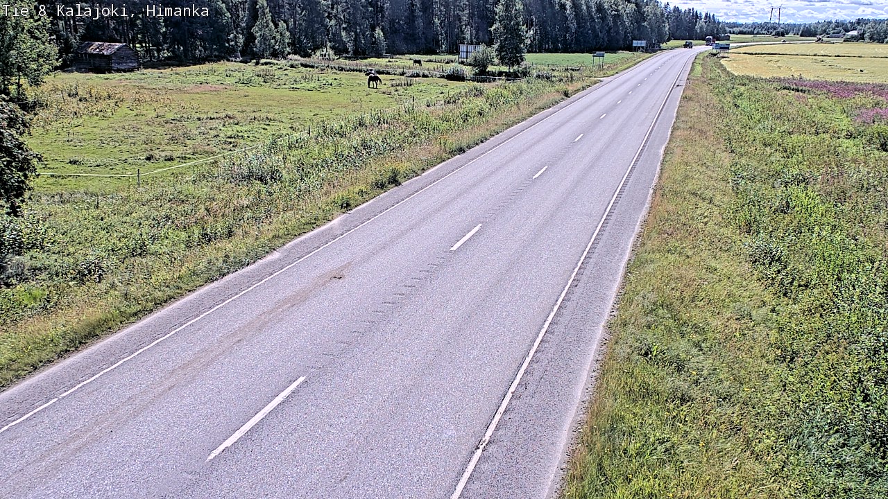 Weather Camera Image Road 8 Kalajoki, Himanka, Kalajoki, Pohjois-Pohjanmaa