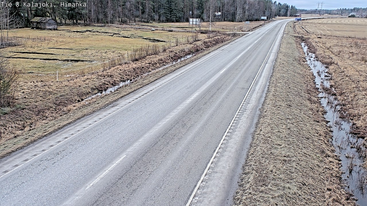 Weather Camera Image Road 8 Kalajoki, Himanka, Kalajoki, Pohjois-Pohjanmaa