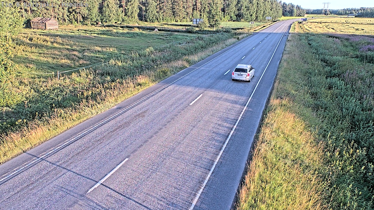 Weather Camera Image Road 8 Kalajoki, Himanka, Kalajoki, Pohjois-Pohjanmaa