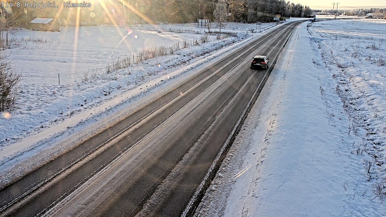 Weather Camera Image Road 8 Kalajoki, Himanka, Kalajoki, Pohjois-Pohjanmaa