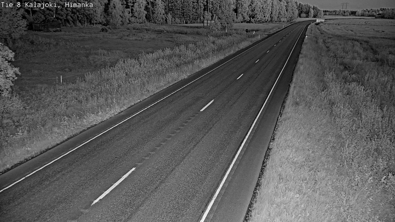 Weather Camera Image Road 8 Kalajoki, Himanka, Kalajoki, Pohjois-Pohjanmaa