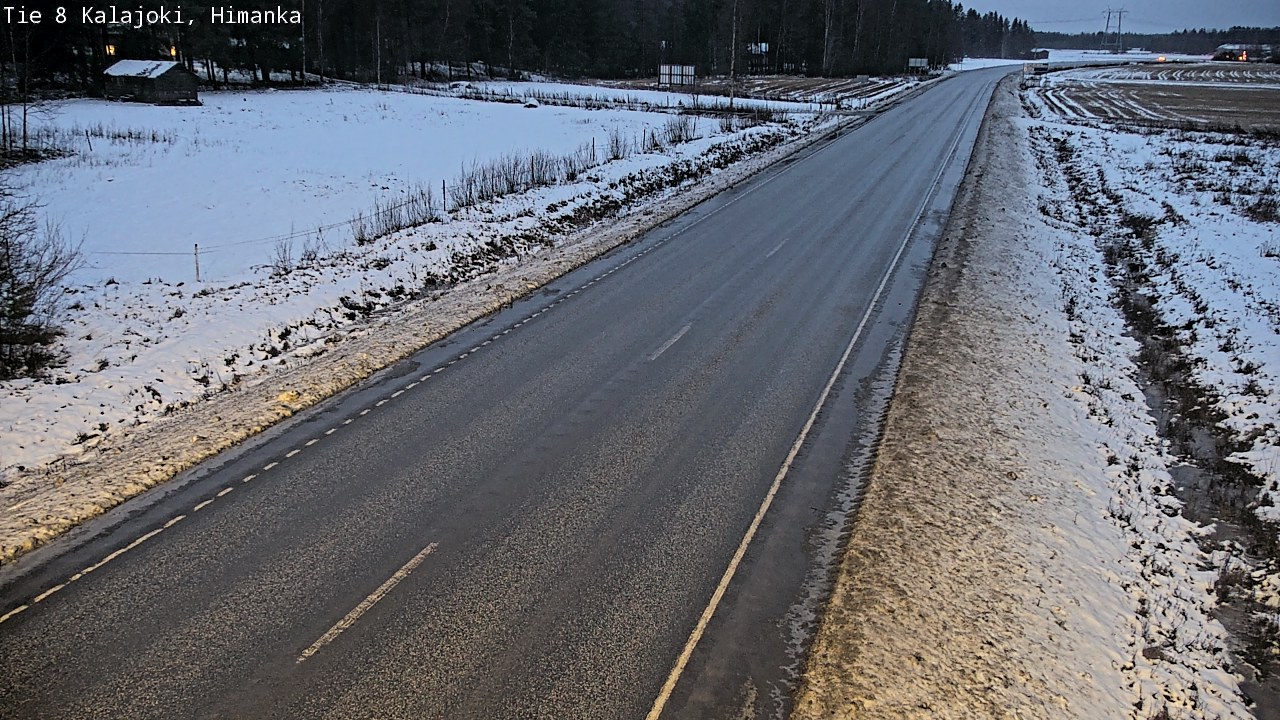 Weather Camera Image Road 8 Kalajoki, Himanka, Kalajoki, Pohjois-Pohjanmaa