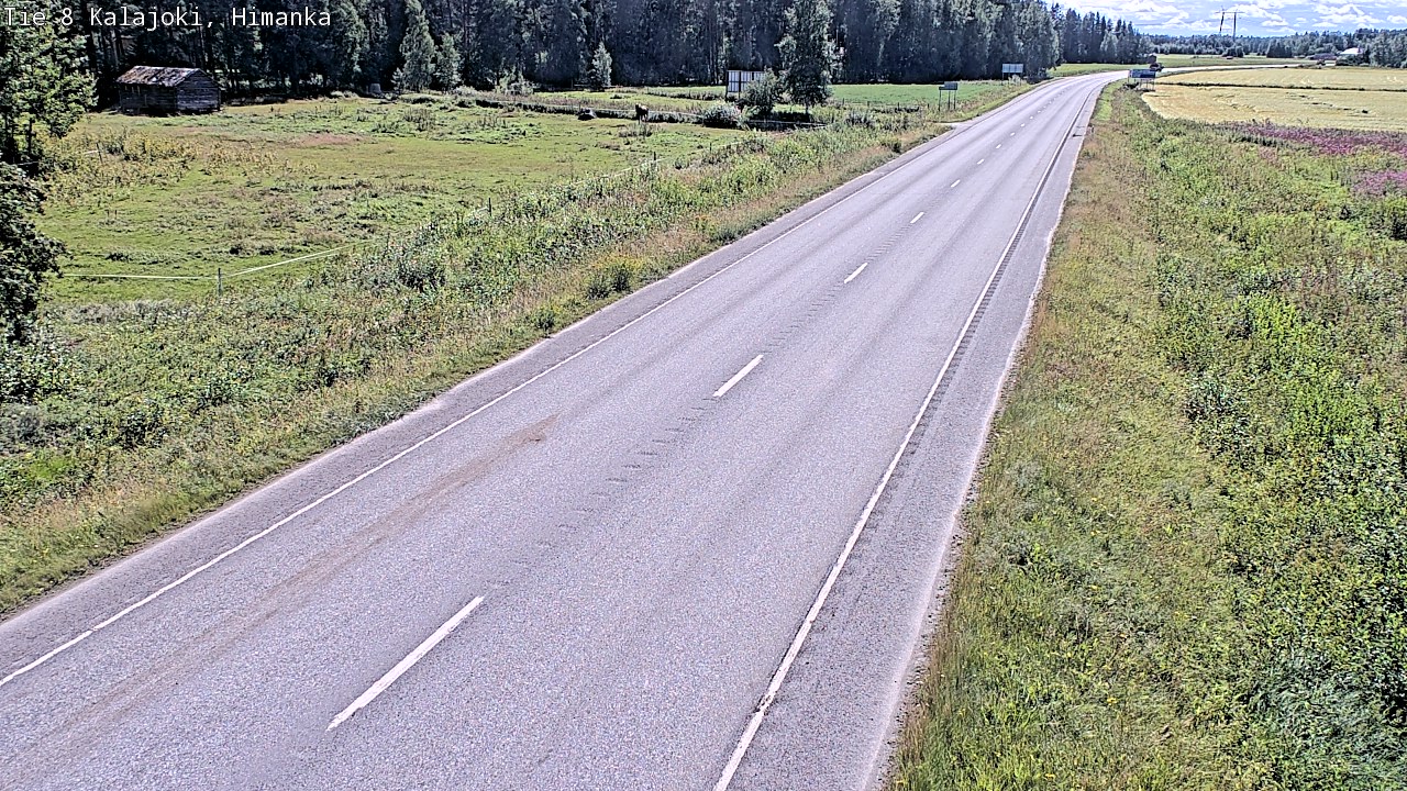 Weather Camera Image Road 8 Kalajoki, Himanka, Kalajoki, Pohjois-Pohjanmaa