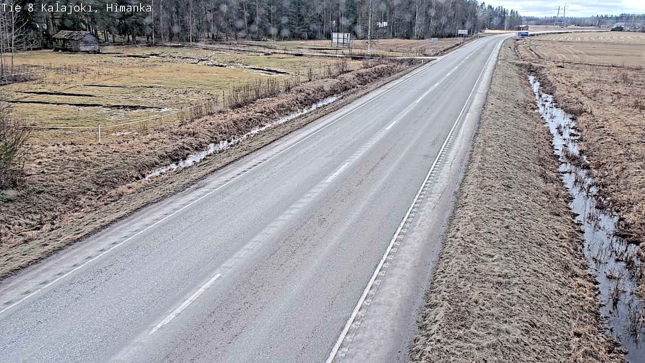 Weather Camera Image Road 8 Kalajoki, Himanka, Kalajoki, Pohjois-Pohjanmaa