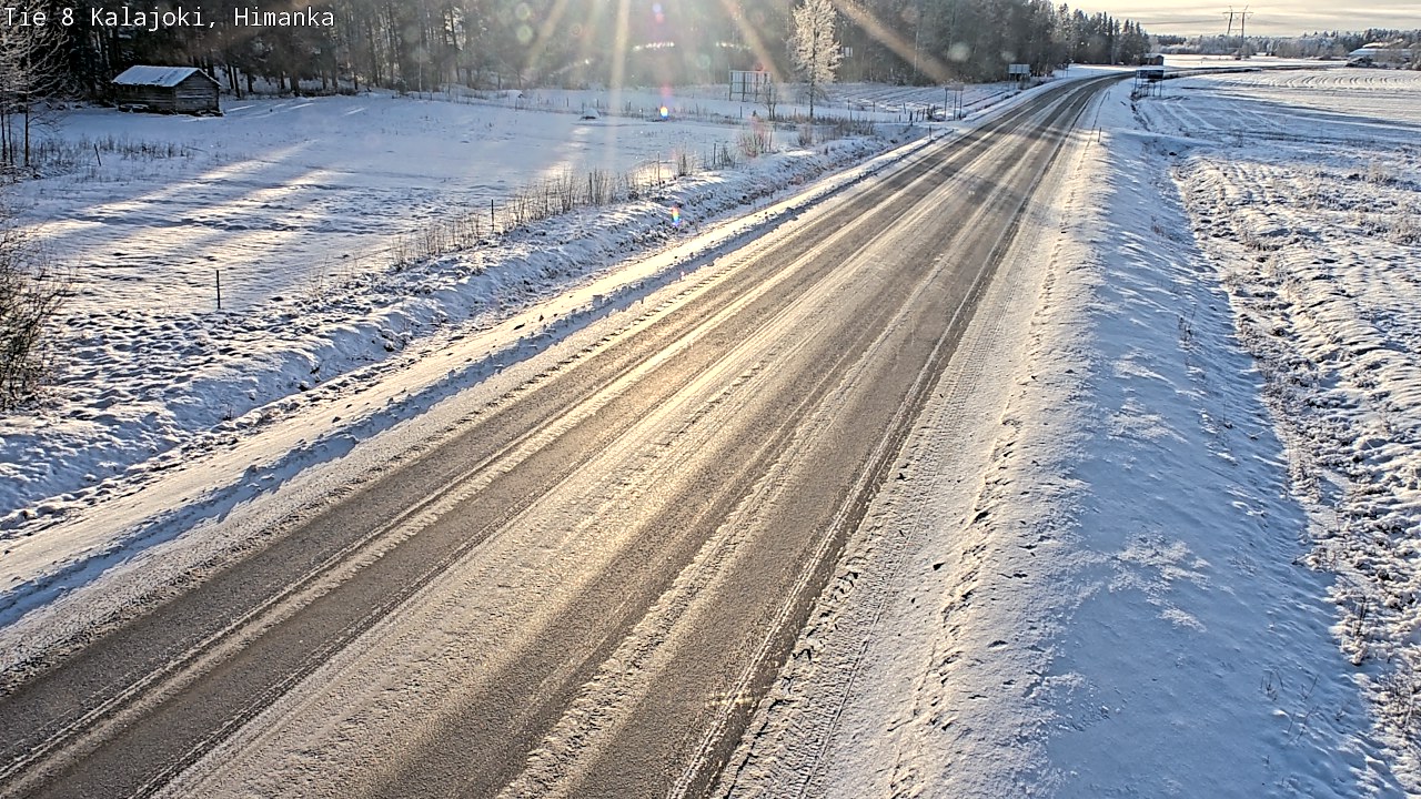 Weather Camera Image Road 8 Kalajoki, Himanka, Kalajoki, Pohjois-Pohjanmaa
