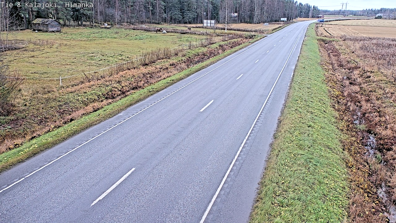Weather Camera Image Väg 8 Kalajoki, Himango, Kalajoki, Pohjois-Pohjanmaa