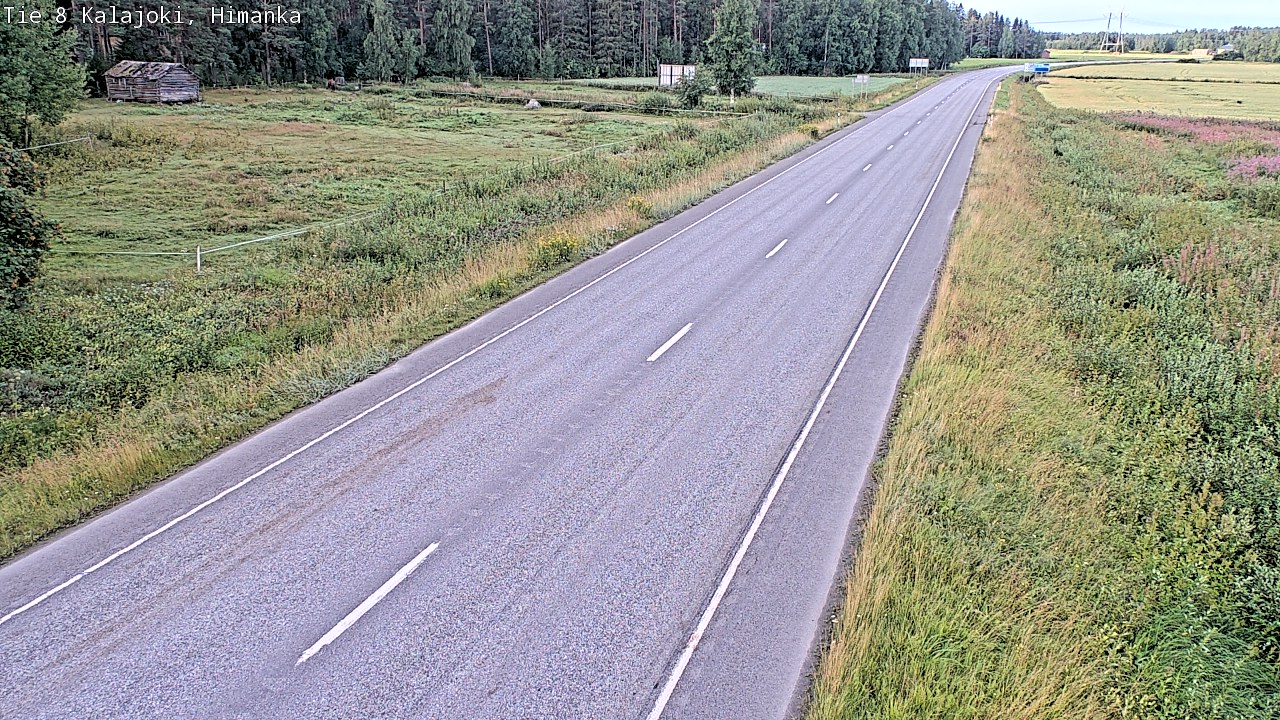 Weather Camera Image Road 8 Kalajoki, Himanka, Kalajoki, Pohjois-Pohjanmaa