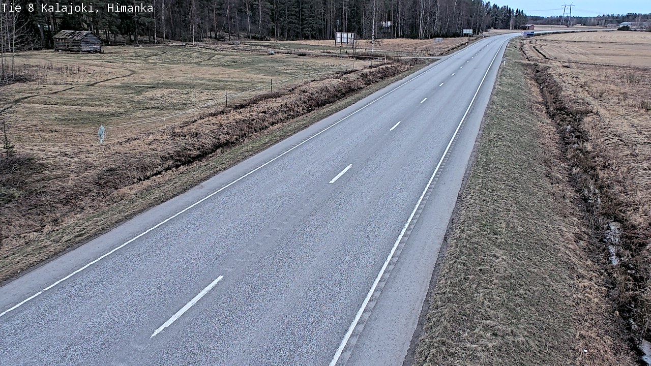 Weather Camera Image Väg 8 Kalajoki, Himango, Kalajoki, Pohjois-Pohjanmaa
