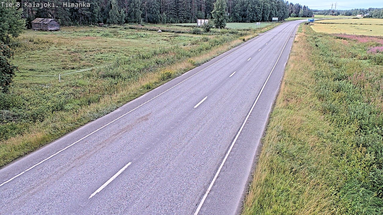 Weather Camera Image Road 8 Kalajoki, Himanka, Kalajoki, Pohjois-Pohjanmaa