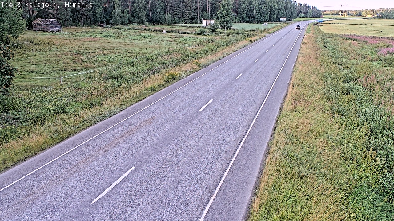 Weather Camera Image Road 8 Kalajoki, Himanka, Kalajoki, Pohjois-Pohjanmaa