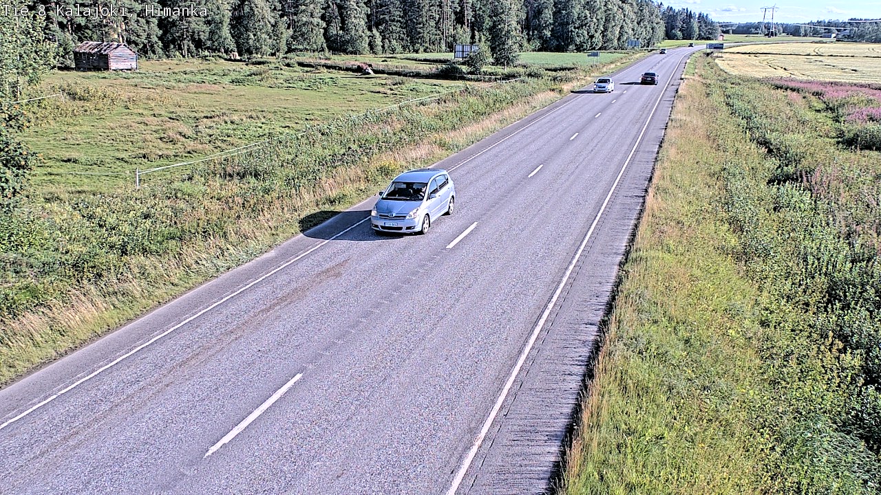Weather Camera Image Road 8 Kalajoki, Himanka, Kalajoki, Pohjois-Pohjanmaa