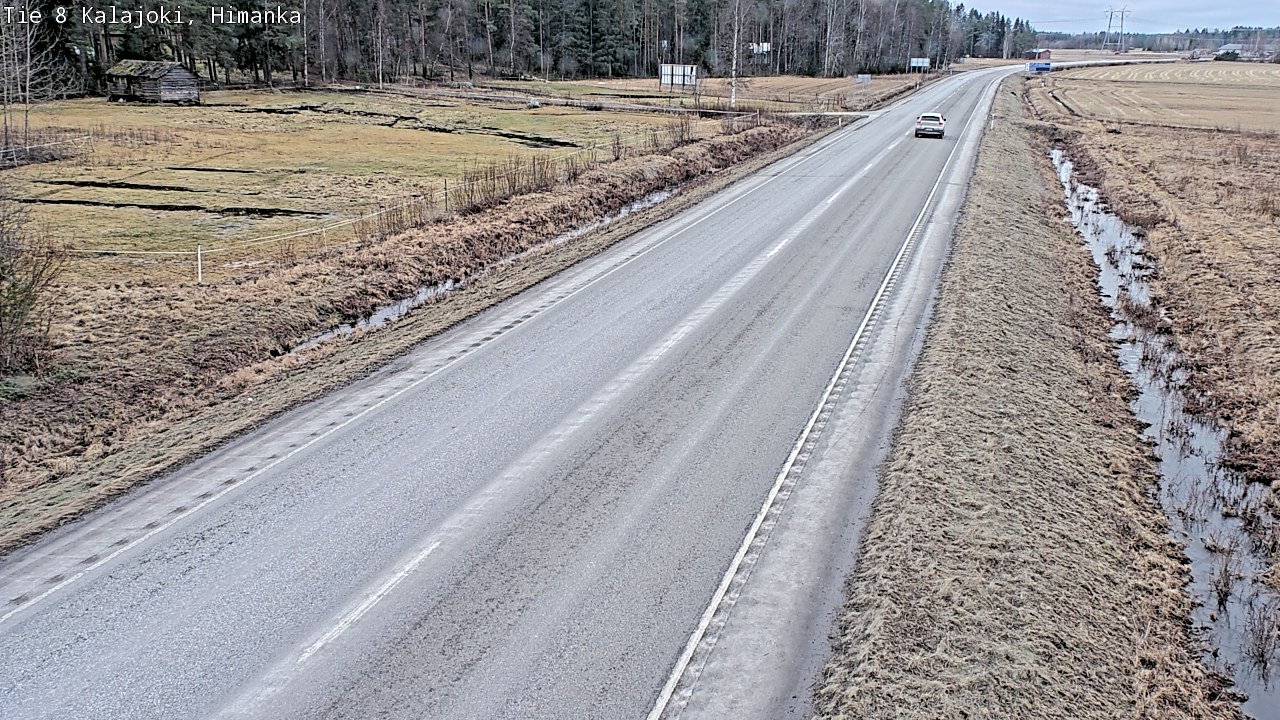 Weather Camera Image Road 8 Kalajoki, Himanka, Kalajoki, Pohjois-Pohjanmaa