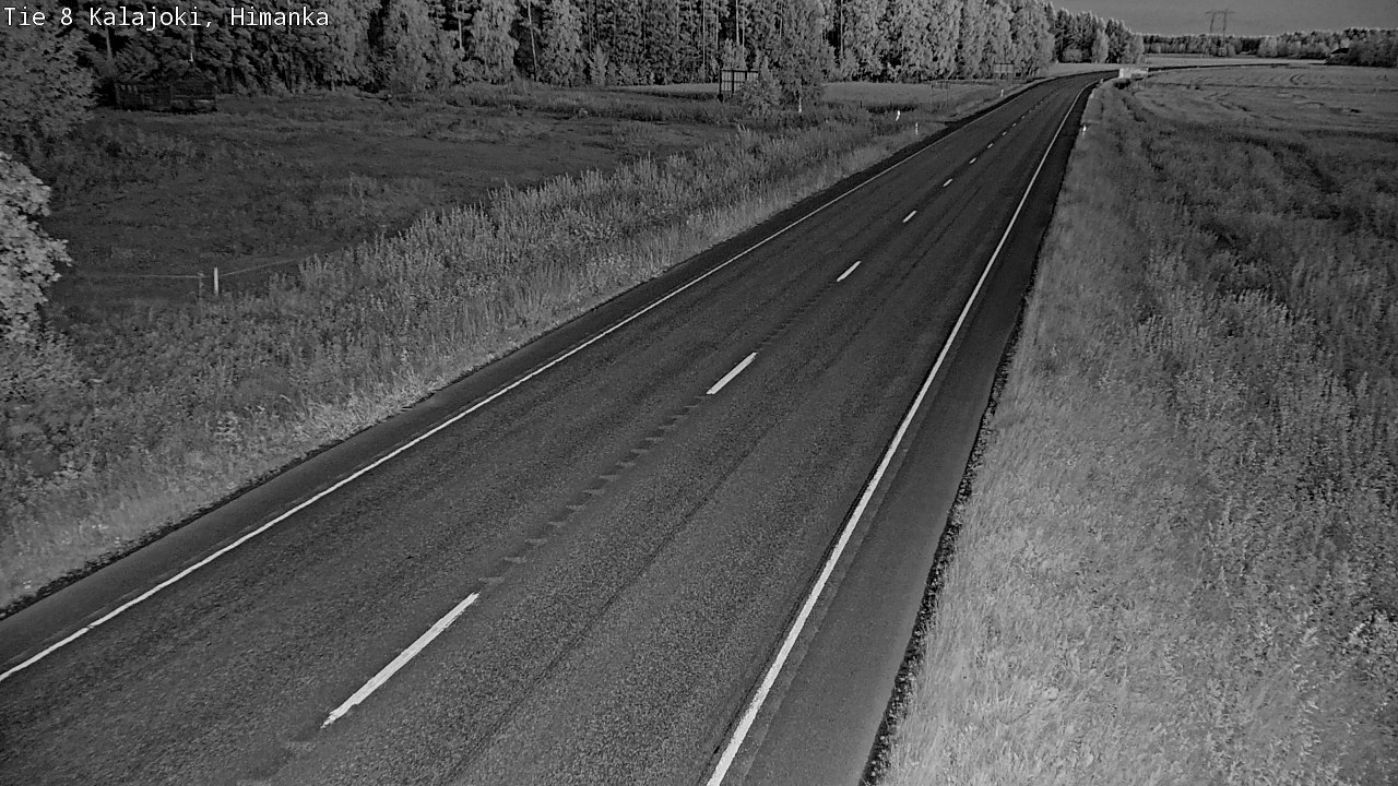 Weather Camera Image Road 8 Kalajoki, Himanka, Kalajoki, Pohjois-Pohjanmaa